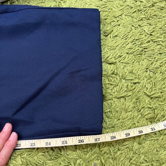 Karen Scott Women Plus Pull on Comfort Pants Stretch 3X Navy Elasticized Waist - Picture 8 of 8